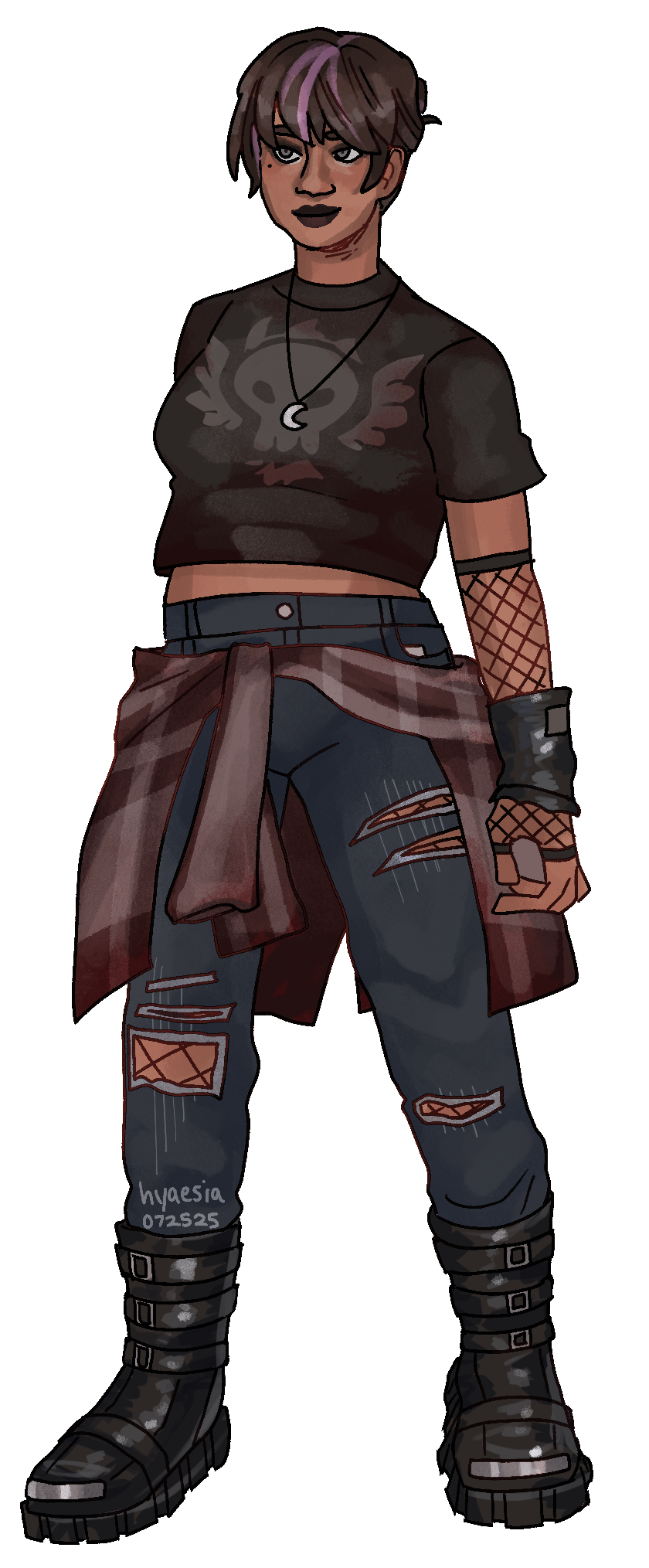 Ajei Basilio's fullbody character art