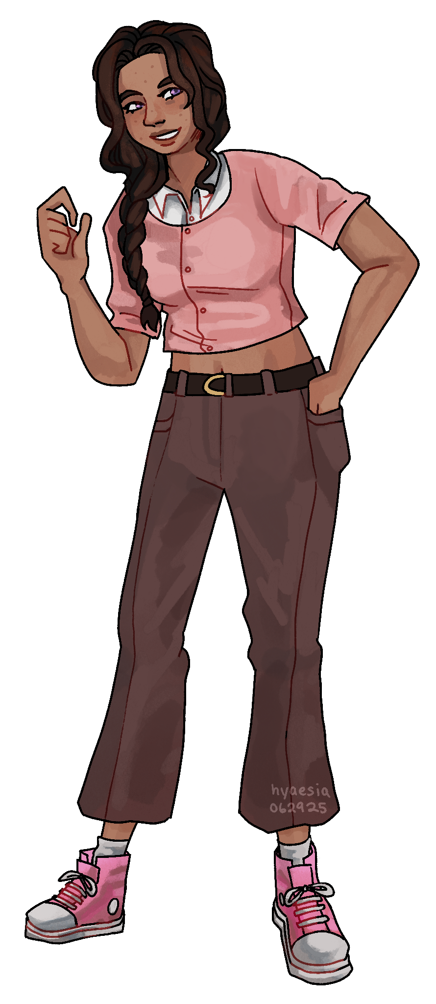 Elmira Basilio's fullbody character art